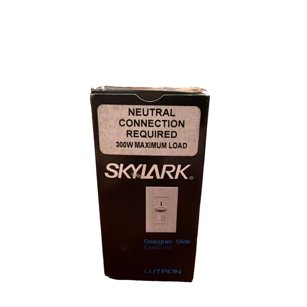 Lutron SELV-300P-LA Skylark 300W Electronic Low Voltage Preset Dimmer LT Almond